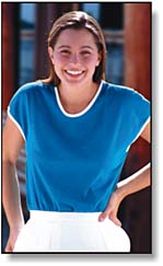 Cooltan Tan-Through Scoop Neck