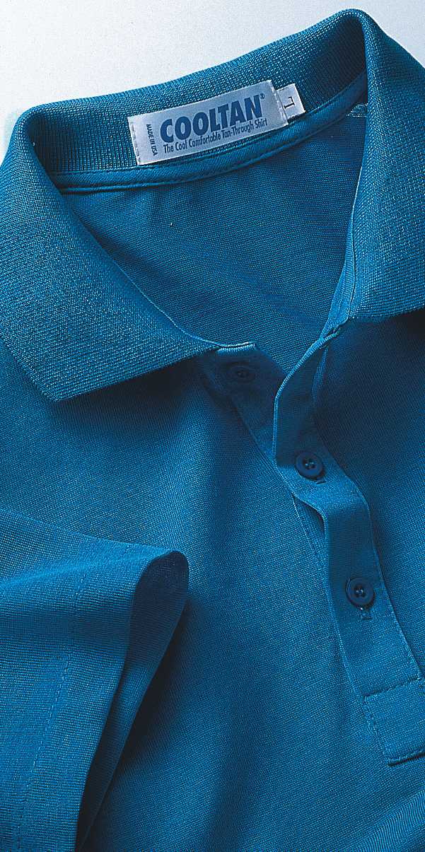 Style #1022 Cooltan tan through shirts. Get an even tan with no tan lines. 