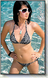Black & White Zebra 2pc swimsuits