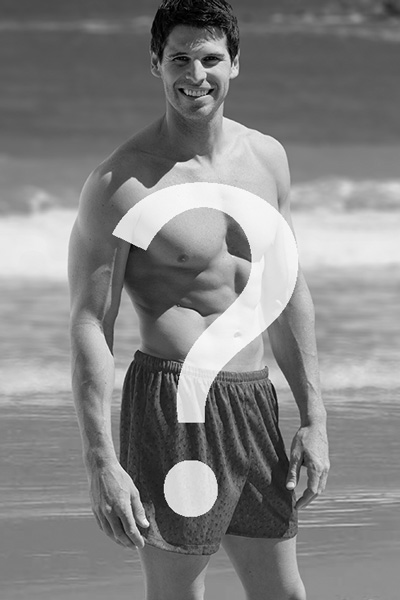 Cooltan Tan-Through Grab Bag Outlet Swim Trunks